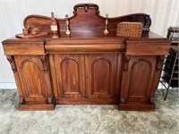 Victorian Mahogany Four Door Sideboard with