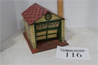 1940's Tin Toy Garage