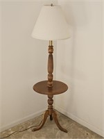 Vintage Floor Lamp Table, 3 way switch