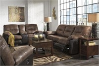 Ashley 652 DBL Reclining Sofa & Love w/Console