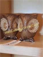 Owl Book Ends 7-in tall