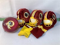 Redskins lot Golf club covers & Bowling ball