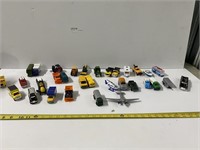 35pc Assorted Die cast and Plastic Toy Cars; Match