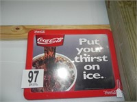 Coca Cola sign "Put your thirst on Ice"