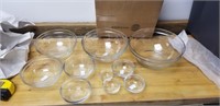 New Duralex stacking glass bowls 10 pcs