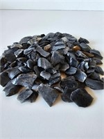 Huge Lot Of Obsidian Rocks