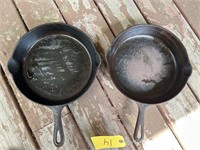 Griswold 8,9 Cast Iron Skillets