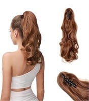 ( New ) Claw Ponytail Extension Short Curly Wave