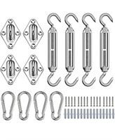 ( New ) Rectangle For Sun Shade Sail Hardware Kit