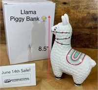 Ceramic Llama Bank