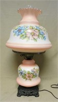 Floral Pink Gone with the Wind Style Lamp.