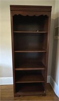 5 Shelf Lighted Bookcase