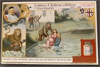 ITALY, Giuseppe Garibaldi : Liebig Card (1912)