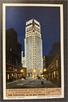 SHELL OIL BUILDING (Chicago): LIEBIG Card (1935)