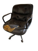 Knoll Pollack Leather Office Chair