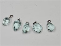 925 Silver Crystal Pendants