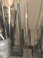 Shovel, Broom, Pick Axe, Pitch Fork