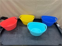 13 Large Colored Buckets
