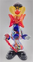 Vintage Art Glass Murano Style Clown