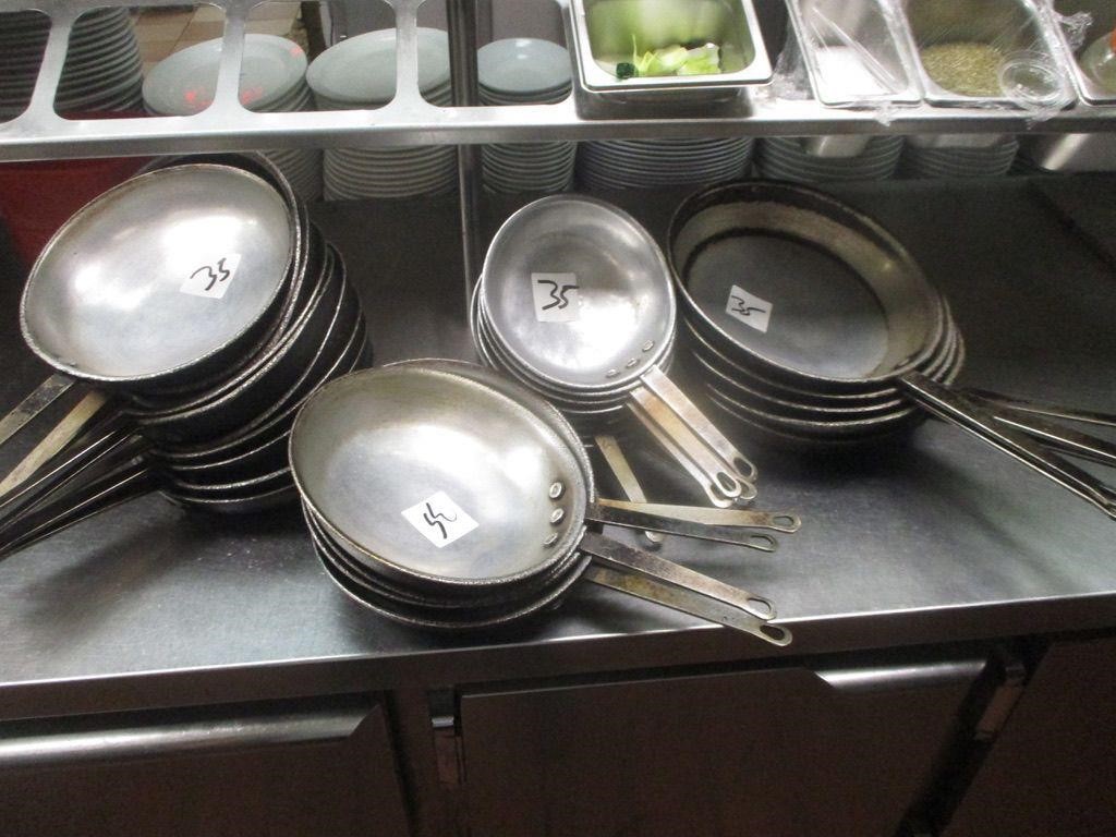 (27) ASSORTED FRY PANS