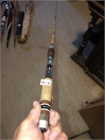 Vint. Heddon Mark 5 Fishing Rod (Walnut Handle)