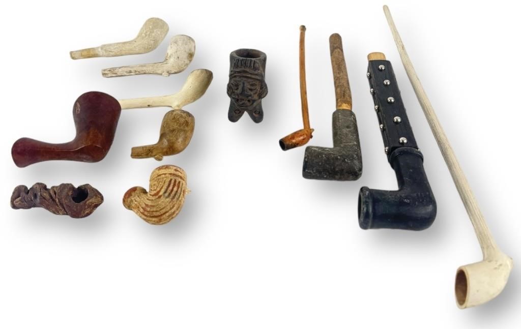 Group of Antique Pipes
