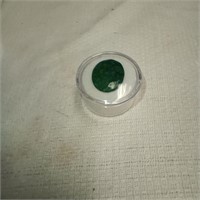 Brazilian Cut & Faceted Oval Emerald 13.5 carats