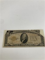 1928 $10 Gold Currency Poor Condt