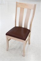 MAPLE SIDE CHAIR WITH UPHOLSTERED SEAT