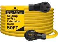 LAZMUMI 50AMP 50FT RV/EV EXTENSION CORD