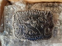 51 - 1980s Hesston Rodeo YOUTH Belt Buckles
