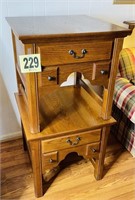 (2) End Tables w/ Drawers