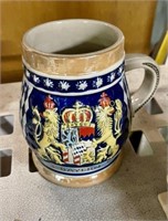 GERMAN POTTERY BEER MUG