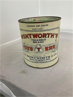 Wenworth Baltimore MD Gallon Oyster Can