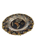 Vintage Egyptian style Metal Decorative Plate