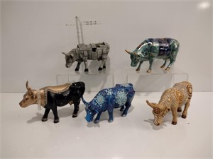 Ceramic Cow Figurines