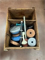 Lot of weights with crate