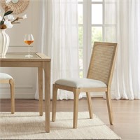 Madison Park Ashe Natural Dining Chair set of 2