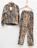 Fleece Camouflage Jacket & Pants Size M