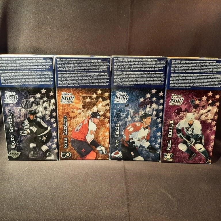 4 x Kraft Dinner Hockey Card Boxes