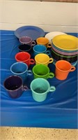 Approx. 30 pcs of Fiesta- cups and plates