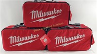 (3) New Milwaukee Tool Storage Bags