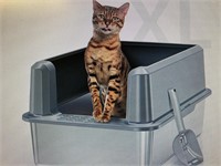 Suzzipaws XL Steel Cat Litter Box