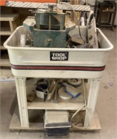 Unmarked Surface Grinder with Tool Shop Parts