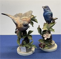 Indigo Bunting Royal Worcester Birds Bone China (