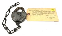 Rutland R.R. switch lock