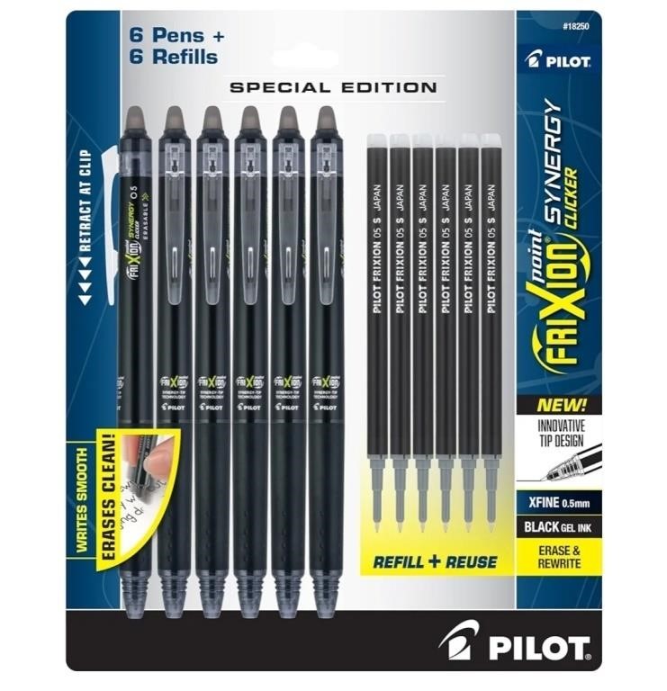 Pilot FriXion Synergy Clicker Erasable Extra Fine