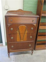 4 Drawer Deco Tall Chest