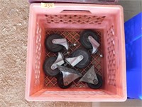 CRATE OF CASTERS