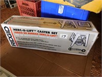 HERC-U-LIFT CASTER SET, IN BOX